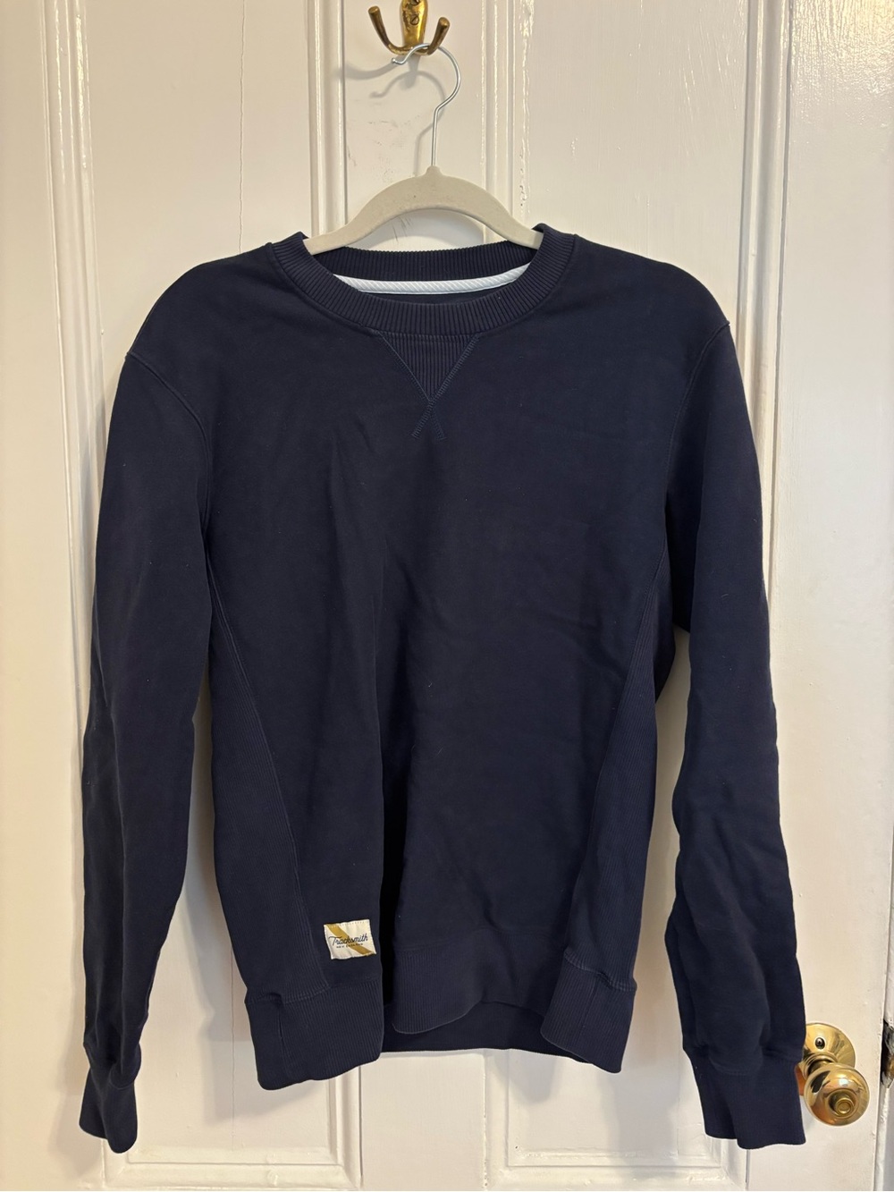 Tracksmith Trackhouse Crew in Navy